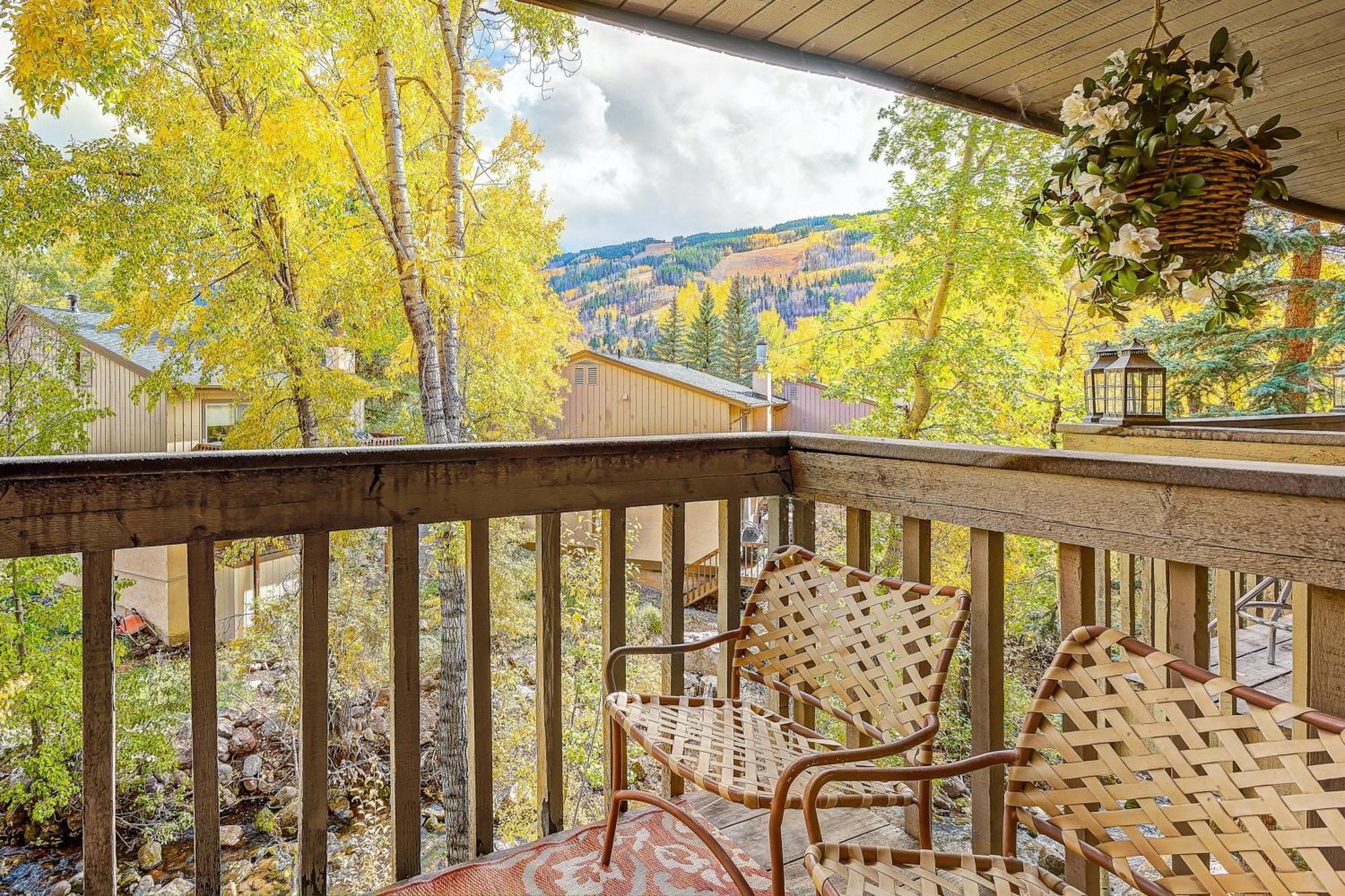 Villa Peaceful Creek View From The Deck! Walk To Shuttle Vail Exterior foto